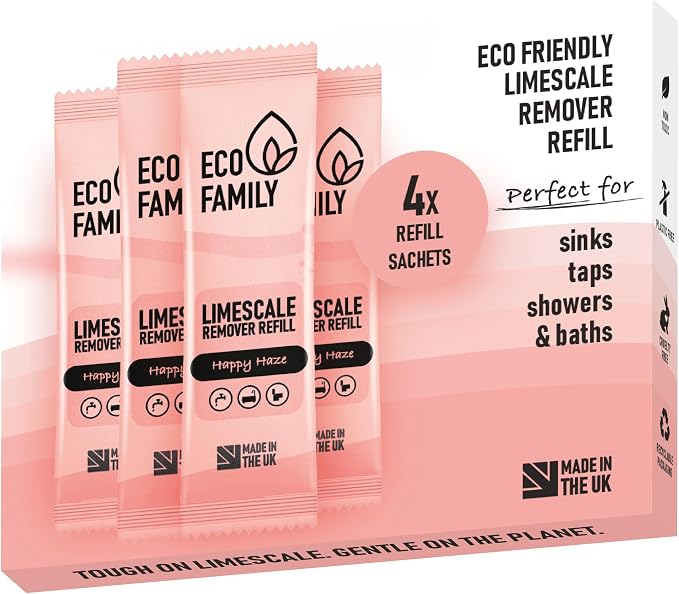 Eco Limescale Remover Refill – 4 x 10g Sachets (2L)